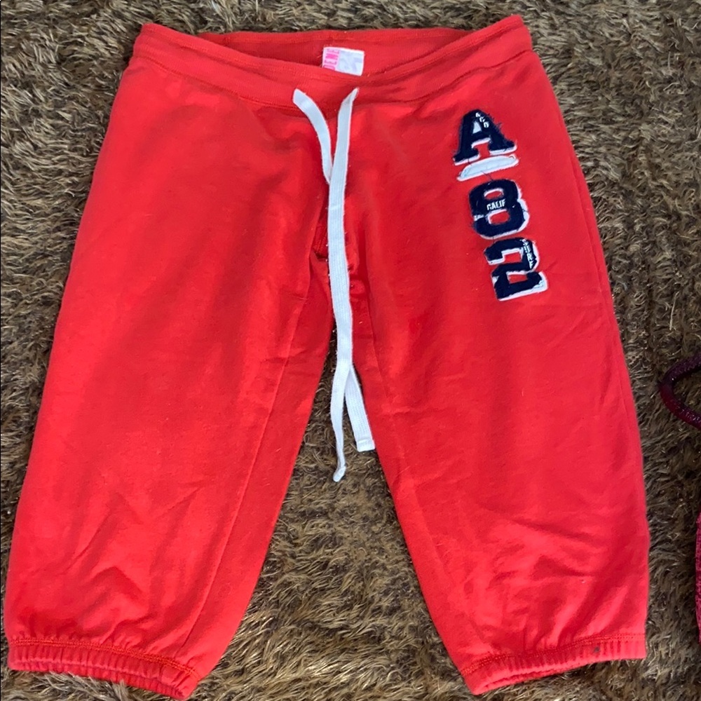 Vintage Ladies Red Sweatpants